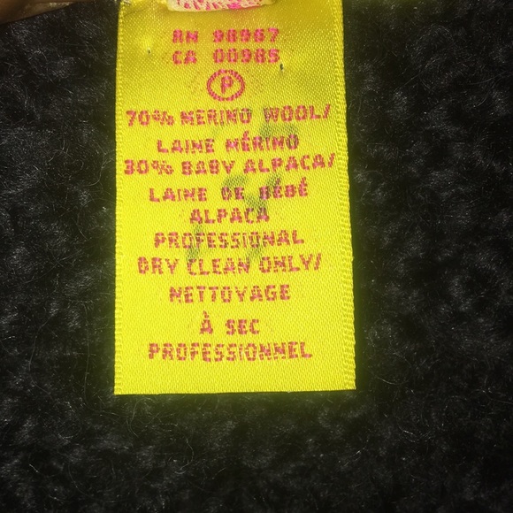 Catherine Malandrino black loop wool sweater vest - Picture 5 of 8